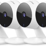 LaView Indoor Security Cameras 4 Pack – 1080P WiFi Wired Cameras, Motion Detection, Night Vision, Two-Way Audio, Alexa Compatible