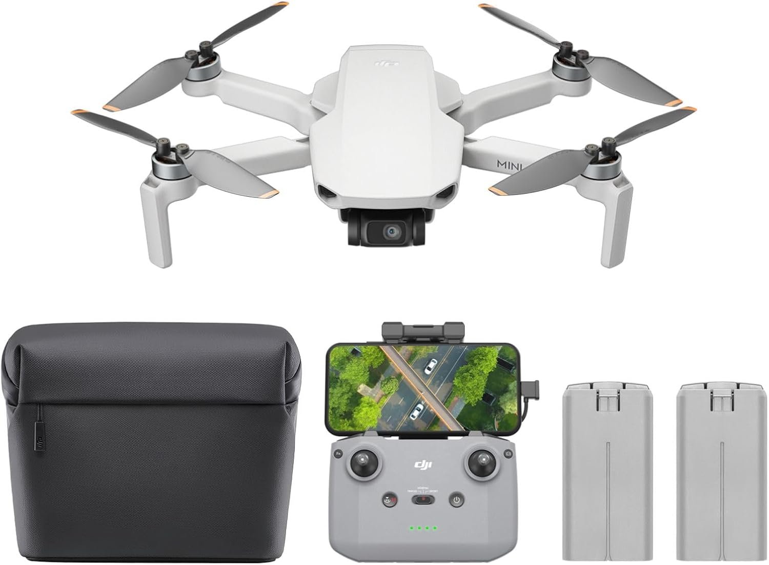 drone1 DJI Mini 4K Camera Drone Combo – 4K UHD, 3-Axis Gimbal, 10KM Transmission, 62 Min Flight Time, Lightweight GPS Drone for Beginners - Image 1