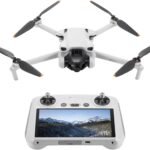 DJI Mini 3 Drone with 4K Camera (DJI RC) – Lightweight GPS Drone, 38 Min Flight Time, 10km Transmission, Vertical Shooting, 3-Axis Gimbal