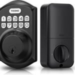 TEEHO Keyless Entry Door Lock with Keypad – Smart Deadbolt Lock, Auto Lock, Passcode Access, Easy Installation, Matte Black
