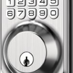 TEEHO Keyless Entry Door Lock with Keypad – Smart Deadbolt, Auto Lock, Passcode Access, Easy Installation, Satin Nickel Finish