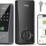 GHome Smart WiFi Deadbolt Lock – 5-in-1 Keyless Entry with Fingerprint, App Control, Keypad, Alexa & Google Compatible, Auto Lock