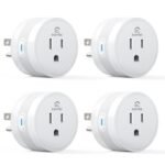 EIGHTREE 15A Smart Plug – WiFi & Bluetooth Smart Outlet for High-Power Appliances, Alexa & Google Home Compatible, Timer, Remote Control