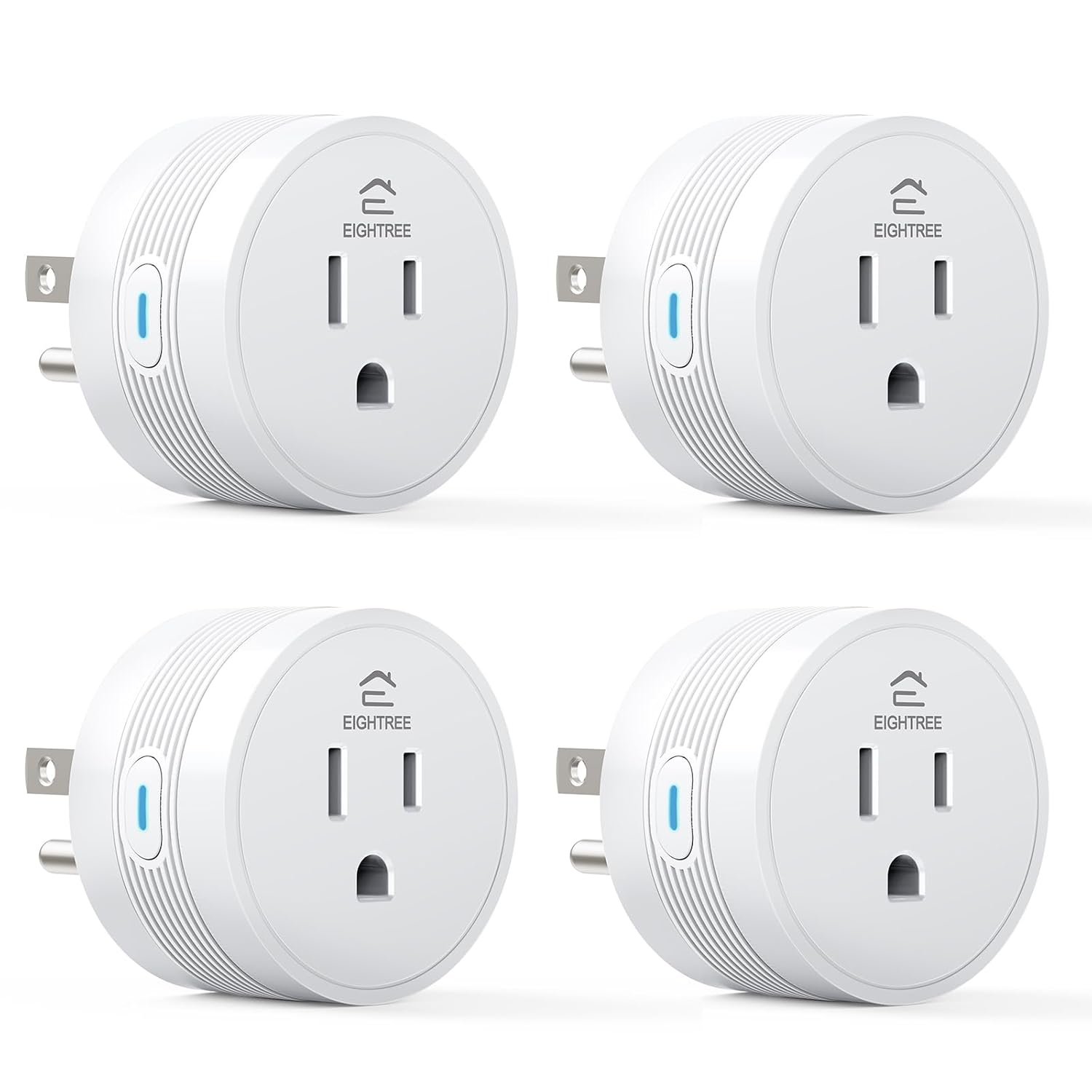 plug3 EIGHTREE 15A Smart Plug – WiFi & Bluetooth Smart Outlet for High-Power Appliances, Alexa & Google Home Compatible, Timer, Remote Control - Image 1