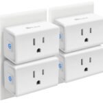 Kasa Smart Plug Mini 15A 4 Pack – WiFi Smart Outlet, Alexa & Google Home Compatible, Timer, Remote Control, No Hub Required