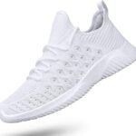 Feethit Men’s Slip-On Walking Shoes – Lightweight Breathable Running Sneakers, Non-Slip Athletic Comfort Shoes for Men